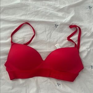 NWOT! PINK (Victoria Secret) Red Women's Bra